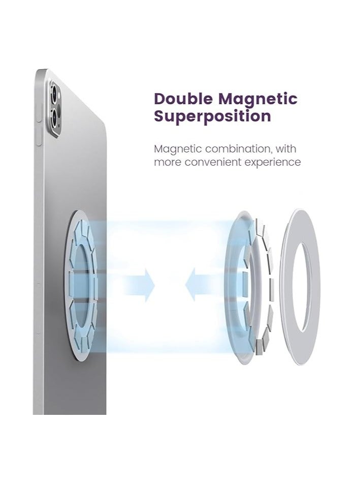 erorex Magnetic Tablet Wall Mount, Holder Magnetic Stand for iPad Pro/Air, Security Wall Tablets Mount, Tablet Holder for iPad, Magnetic Stand Compatible with 7-14" Tablets for Office, Fridge, Bedroom - Image 3