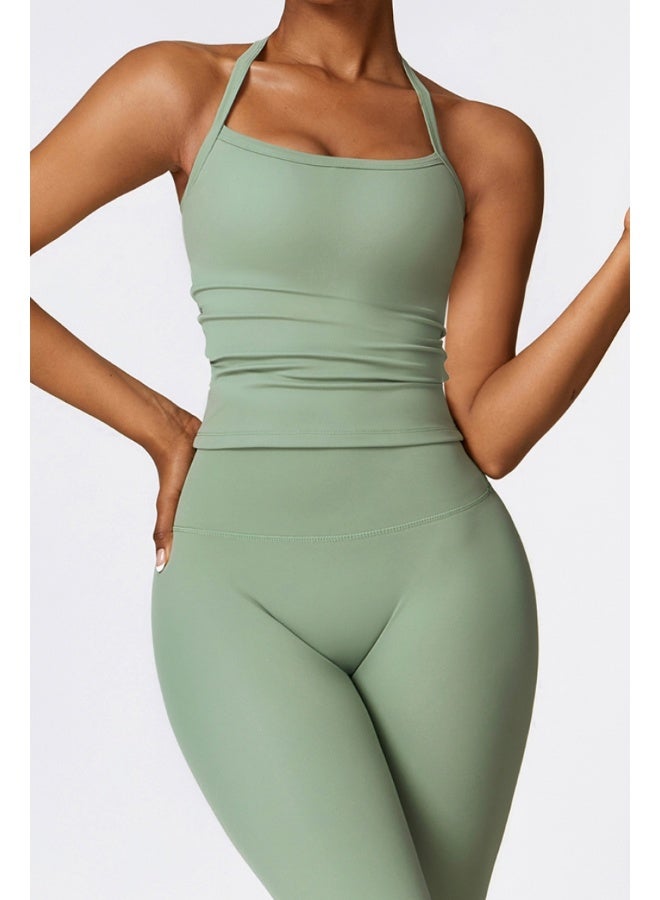 KAWN.YOGA KAWN YOGA Womens Sleeveless Athletic Tank Top - Padded Low Impact Workout Yoga Shirt with Removable Built in Bra  - Image 2