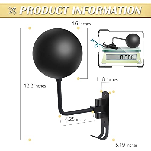 Kikerike Motorcycle Helmet Rack Wall Mount 180 Degree Rotation Metal Bike Helmet Holder Mount Bicycle Helmet Display Hanger Stand with 2 Hooks for Motorcycle Bike Baseball Rugby Helmet - Black, 4 Pcs - Image 2