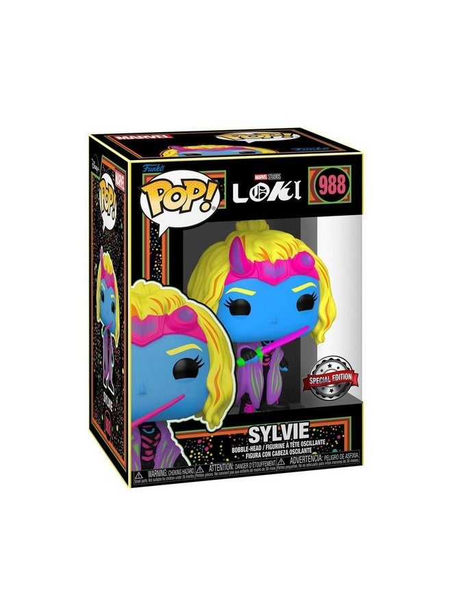 Funko POP TV: Marvel Loki Sylvie (Blacklight) (Target Exclusive) - Image 3