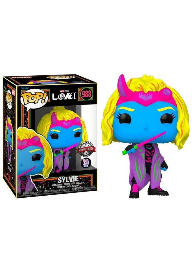 Funko POP TV: Marvel Loki Sylvie (Blacklight) (Target Exclusive) - Image 4