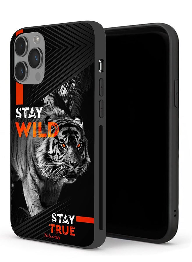 Tolwak Apple iPhone 14 Pro Protective Case Stay Wild Stay True  - Image 1