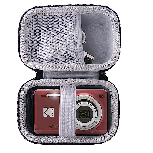 WERJIA Kids Camera Case for Lecran/Kodak PIXPRO Friendly Zoom FZ55/FZ53/ FZ43/FZ45 Digital Camera and More Brands Kids Camera (Pink) - Image 2