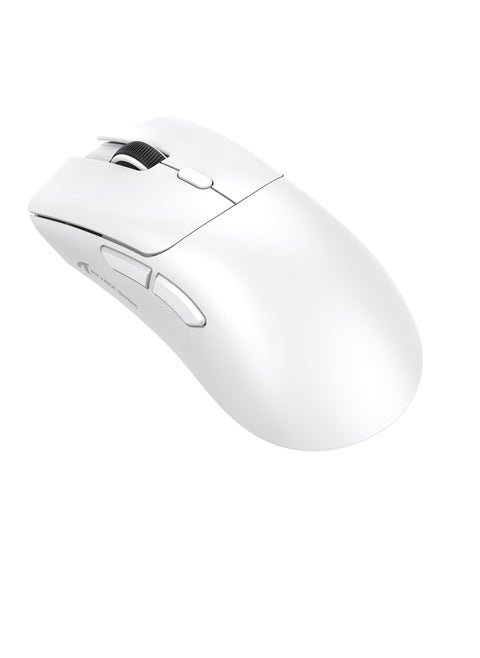 ATTACK SHARK R1 59g Superlight Mouse, PixArt Gaming Sensor PAW3311, BT/2.4G Wireless/Wired Gaming Mouse, 6 DPI Adjustable up to 18000, 65 Hour Battery (White)