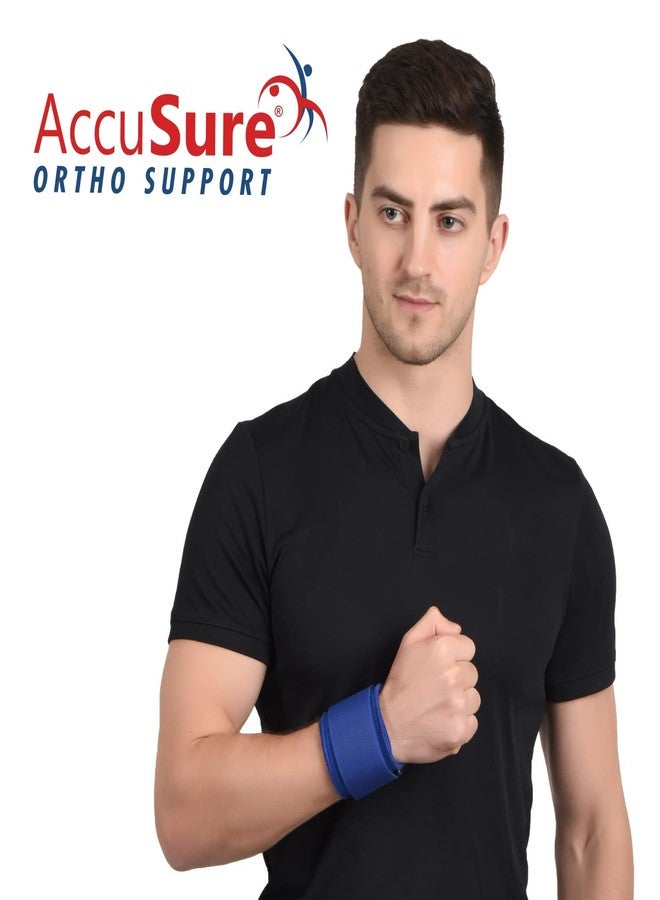 AccuSure Neoprene Fitness Exercise Wrist Wrap Bands, Wrist Support for Gym, Sports For Men & Women - Image 2
