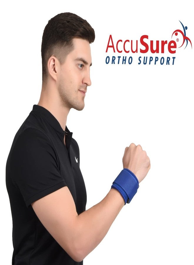 AccuSure Neoprene Fitness Exercise Wrist Wrap Bands, Wrist Support for Gym, Sports For Men & Women - Image 3