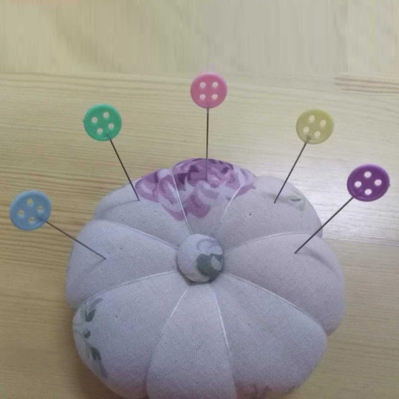 klarako 200pcs Straight Head Pins Flat Button Head Pins for DIY Quilting Sewing Crafts - Image 4