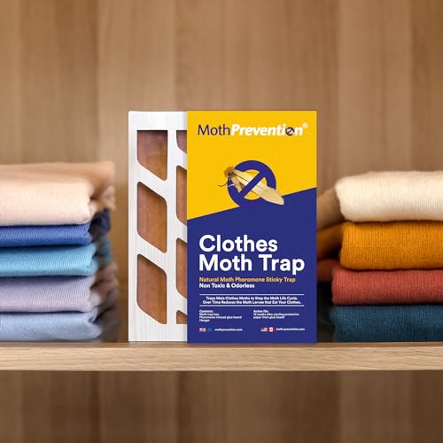 MothPrevention Powerful Moth Traps for Clothes & Closets | Refillable 3-Pack | Odor-Free & Natural | Moth Pheromone Traps for House & Clothing - Image 4