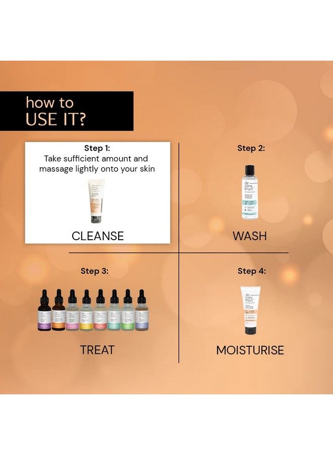 Deconstruct بلسم تنظيف المكياج المهدئ؛ يحتوي على 0.1% بيسابولول و1% زيت الشوفان؛ مزيل مكياج لطيف؛ للبشرة المعرضة لحب الشباب، البشرة العادية والجافة والمختلطة؛ تركيبة تنظيف مزدوجة لطيفة وخفيفة الوزن 50 جم - Image 4