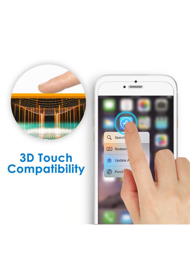 Jetech Screen Protector For Iphone 8 Plus And Iphone 7 Plus 5.5 Inch Tempered Glass Film 2 Pack - Image 5