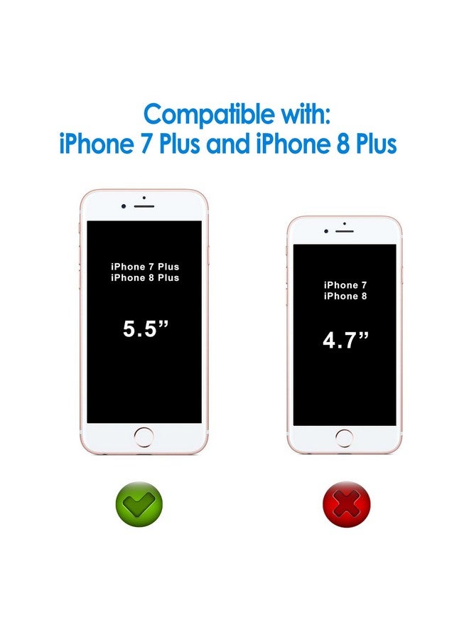 Jetech Screen Protector For Iphone 8 Plus And Iphone 7 Plus 5.5 Inch Tempered Glass Film 2 Pack - Image 2
