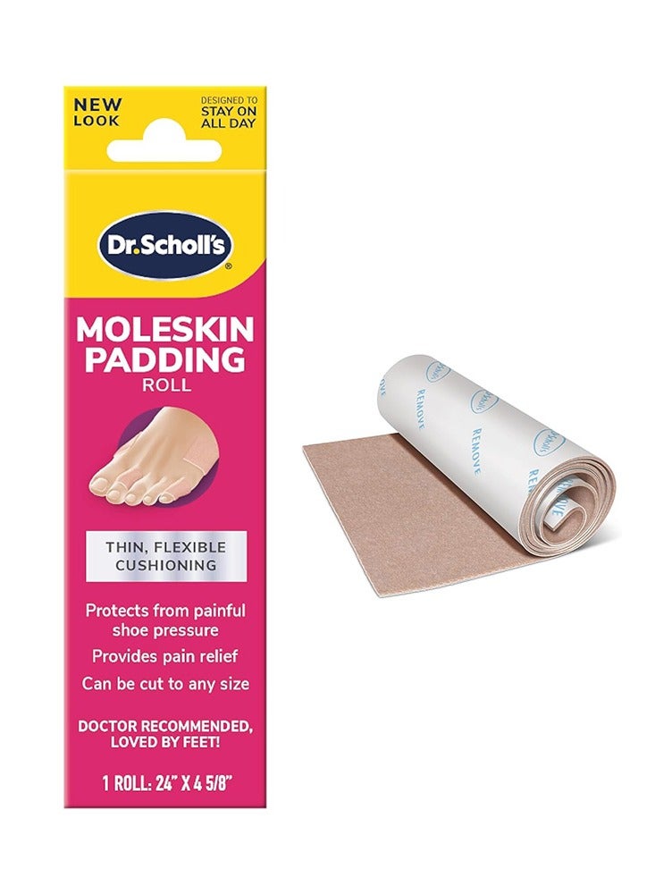 Dr. Scholl's Moleskin Padding Roll, 24" X 4 5/8" - Image 1