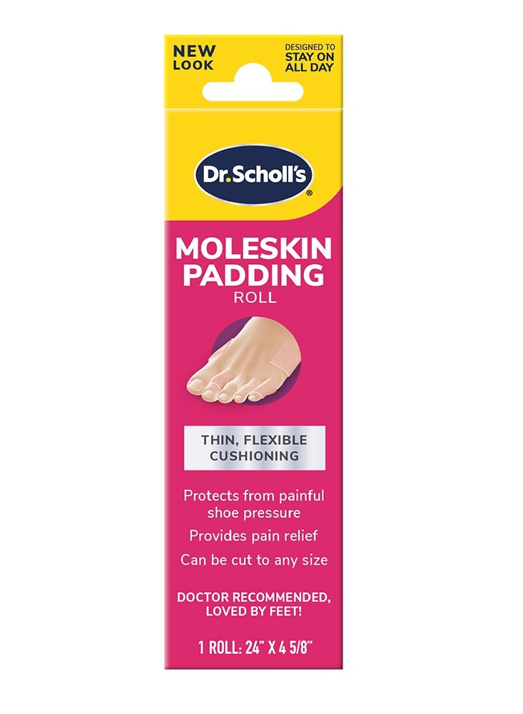 Dr. Scholl's Moleskin Padding Roll, 24" X 4 5/8" - Image 2