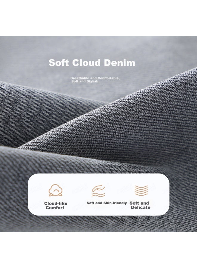 Mqdmini Girls Denim Jacket Ruffle Hem Children's Casual Fashion Versatile Petal Heart