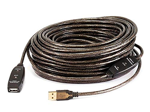 Monoprice 82ft 25M USB 20 A Male to A Female Active Extension Repeater Cable Kinect PS3 Move Compatible Extension - Image 1