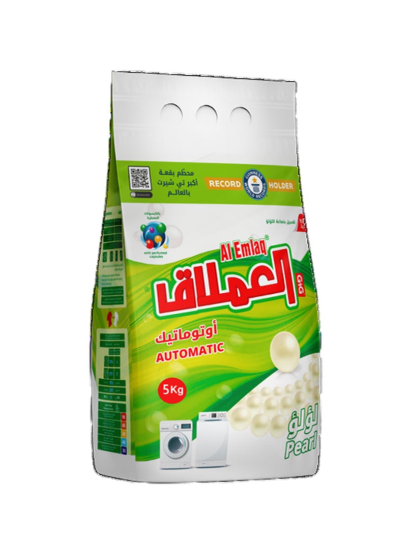 Al Emlaq Powder Detergent Automatic Pearl 5kg - Image 1