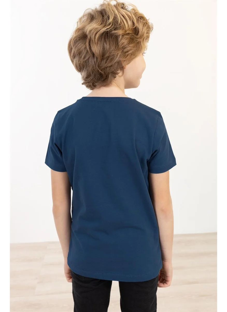 BRZ Collection Printed Boys Short Sleeve T-Shirt