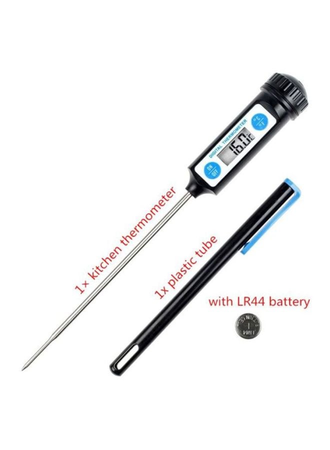 إسكدنيا طقم مكون من مقياس حرارة رقمي للطعام مع أنبوب وبطارية من 3 قطع أسود - Image 5