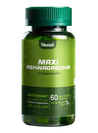 MAXI ASHWAGANDHA - Premium Ashwagandha Extract – High Potency & Pure - 60 Capsule - pzsku/Z1246F6B4AF396B1A7385Z/45/1750067420/e6972485-7b78-4b37-bd5b-9875e25df026