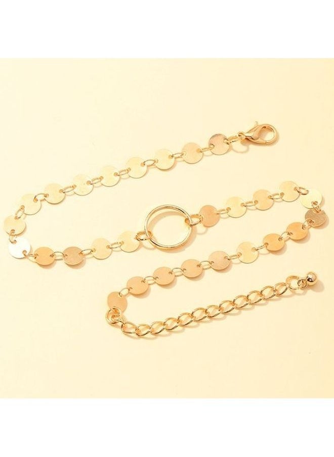NIBEMINENT - Women Fashion Simple Sequins Personality Bracelet - Image 1