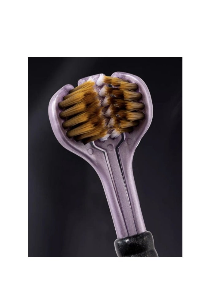 Generic - 4 PCS Of 3 Sided Toothbrush Great Angle Bristles Clean Each Tooth, Soft and Gentle - Image 1