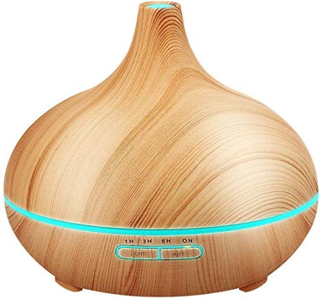 Sky-Touch Essential Oil Diffuser, 550ml with 4 Timer Settings - Cool Mist Humidifier for Bedroom/Home