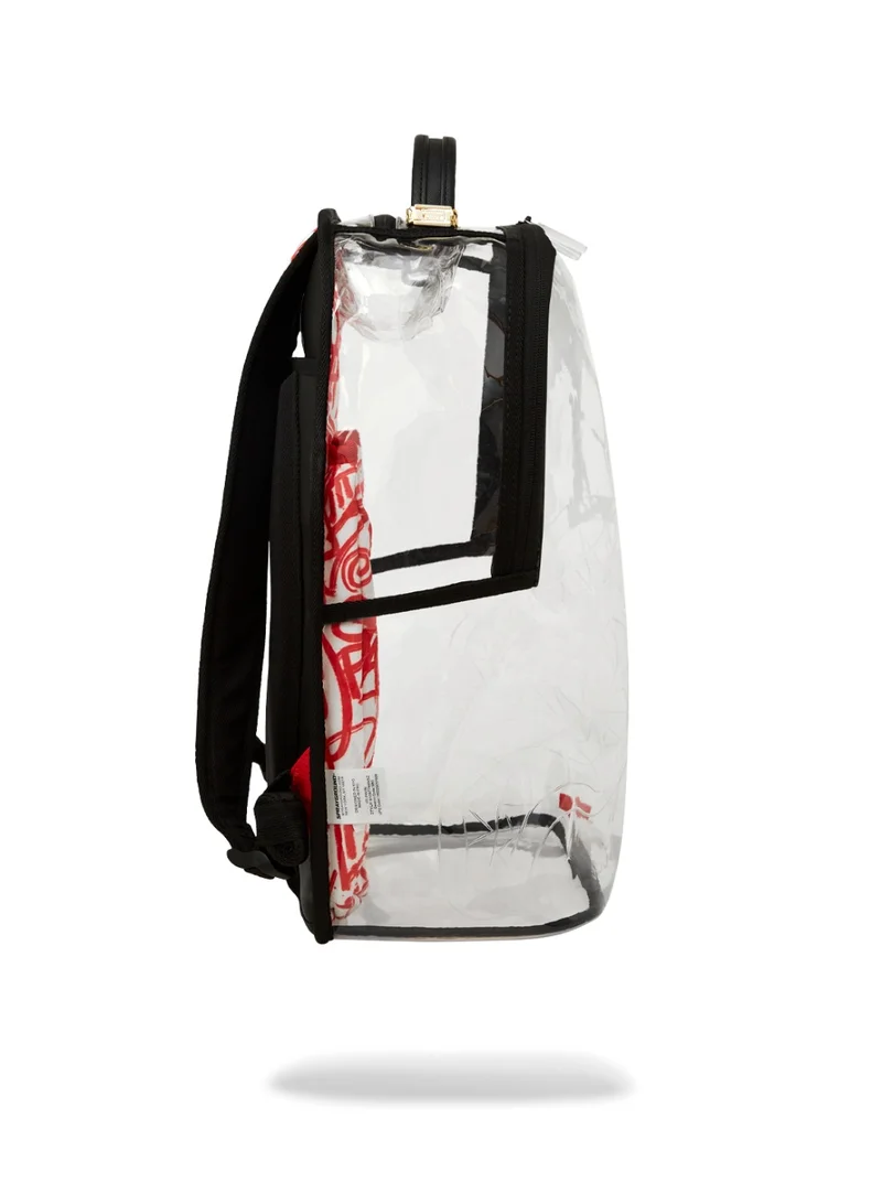SPRAYGROUND PARTIAL CLEAR DIABLO VANDAL DLX BACKPACK