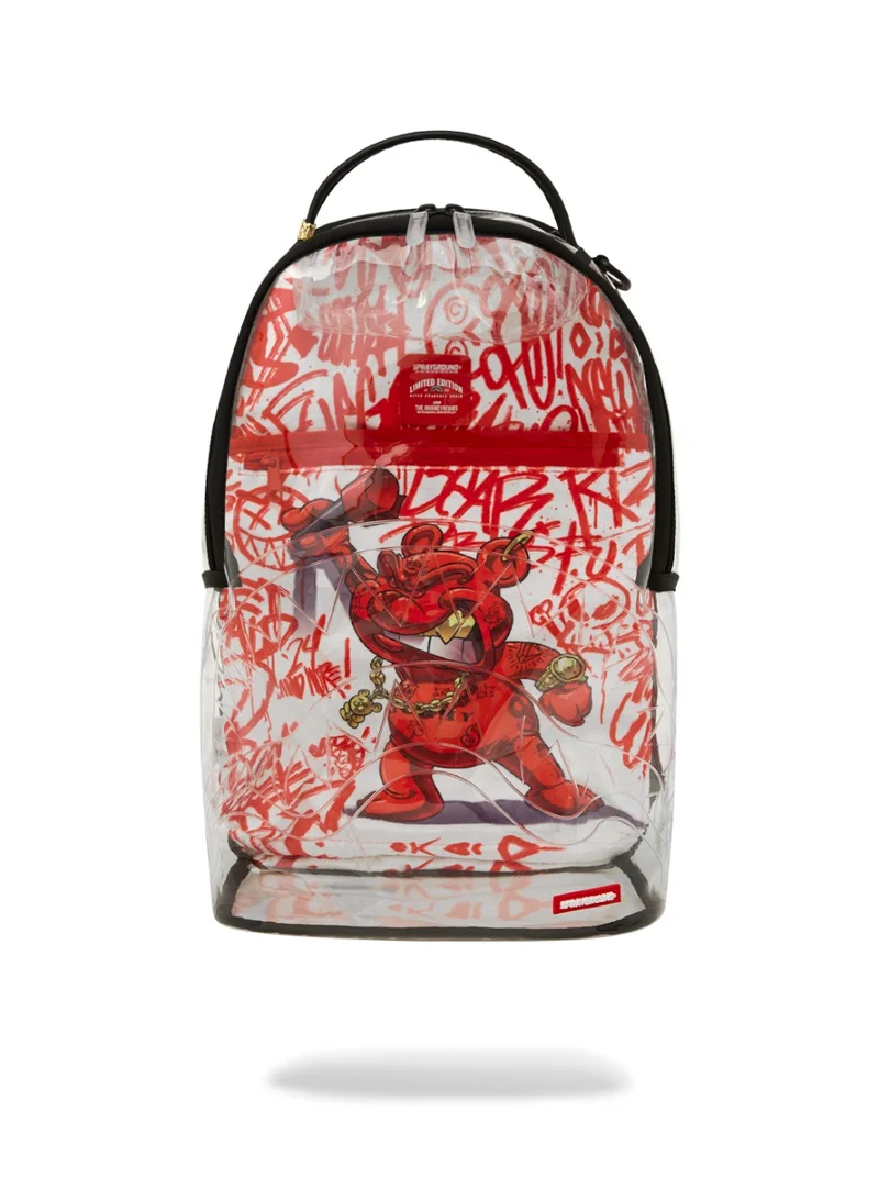 SPRAYGROUND PARTIAL CLEAR DIABLO VANDAL DLX BACKPACK