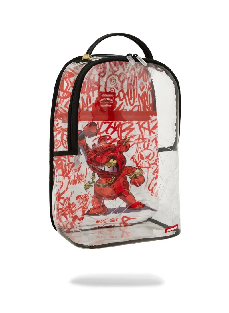SPRAYGROUND PARTIAL CLEAR DIABLO VANDAL DLX BACKPACK