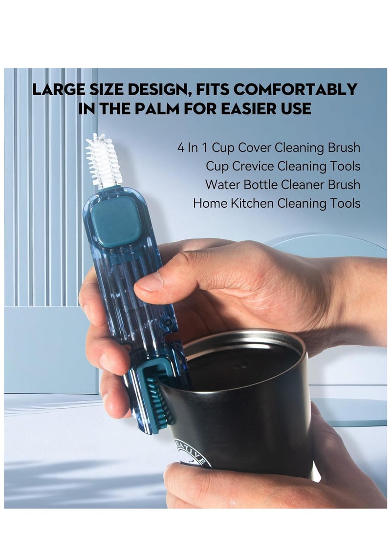 general 4 in 1 Cup Lid Gap Cleaning Brush, Multifunctional Insulation Bottle Cleaning Tools, Mutipurpose Tiny Silicone Cup Holder Cleaner, Home Kitchen Cleaning Tools - Image 4