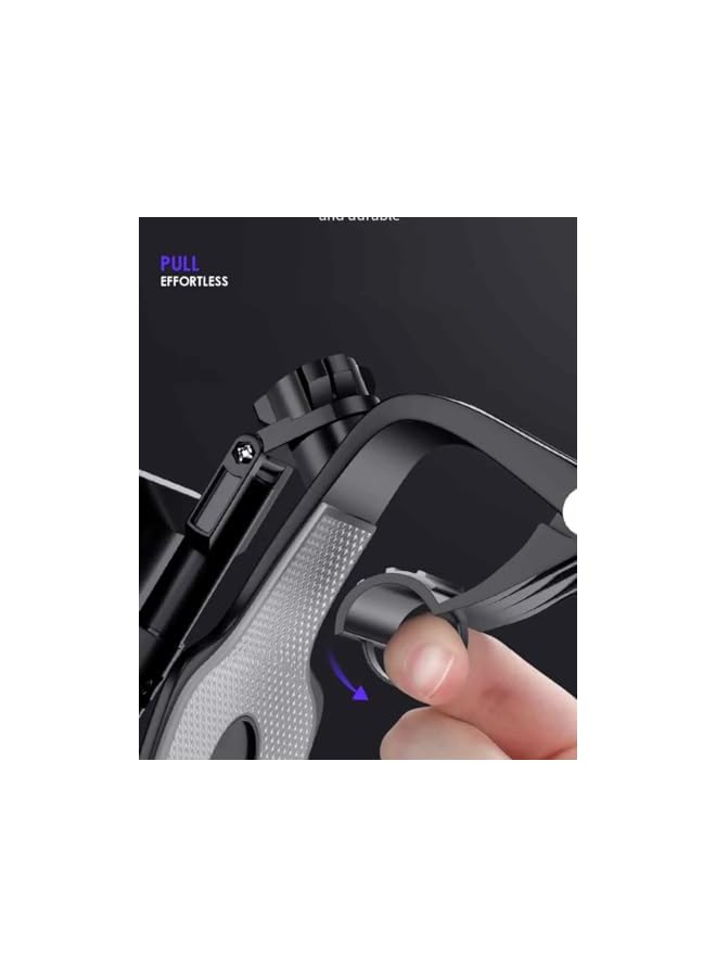 S-TOP Car Phone Mount, 1200 Degrees Rotation, Universal Fit, Black - Image 4