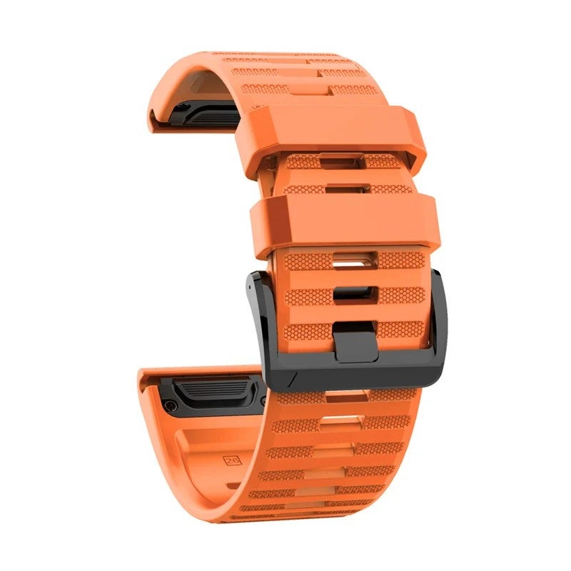 Bluejw Quickfit Watch Band for Garmin Forerunner 945/955/965 & Fenix 7X/7/6X/6 Pro/5X Plus – 26mm/22mm Replacement Rubber Strap - Image 3