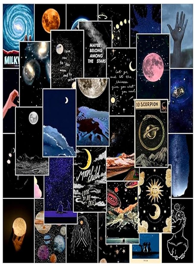SAW Space Posters - Pack of 54 | 4 x 6 Inches | Aesthetic Wall Art | Living Room, Bedroom, Office - Image 1