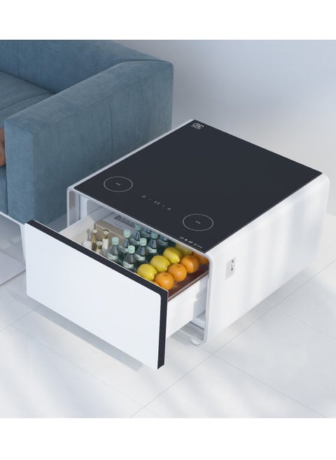 Smart Table with Built-in Refrigerator  65 Liters  White  XPSTS-65WH