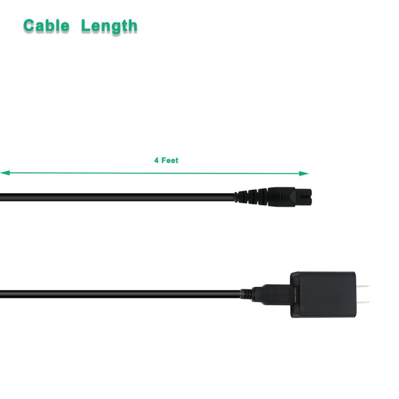 PDEEY شاحن PDEEY لجهاز تنظيف الأسنان بالماء COSLUS/Nicwell/Insmart، كابل محول بطول 4 أقدام - Image 2