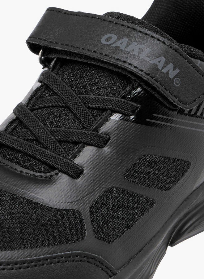 Oaklan by Shoexpress Panelled Shoes with Hook and Loop Closure  - Image 4
