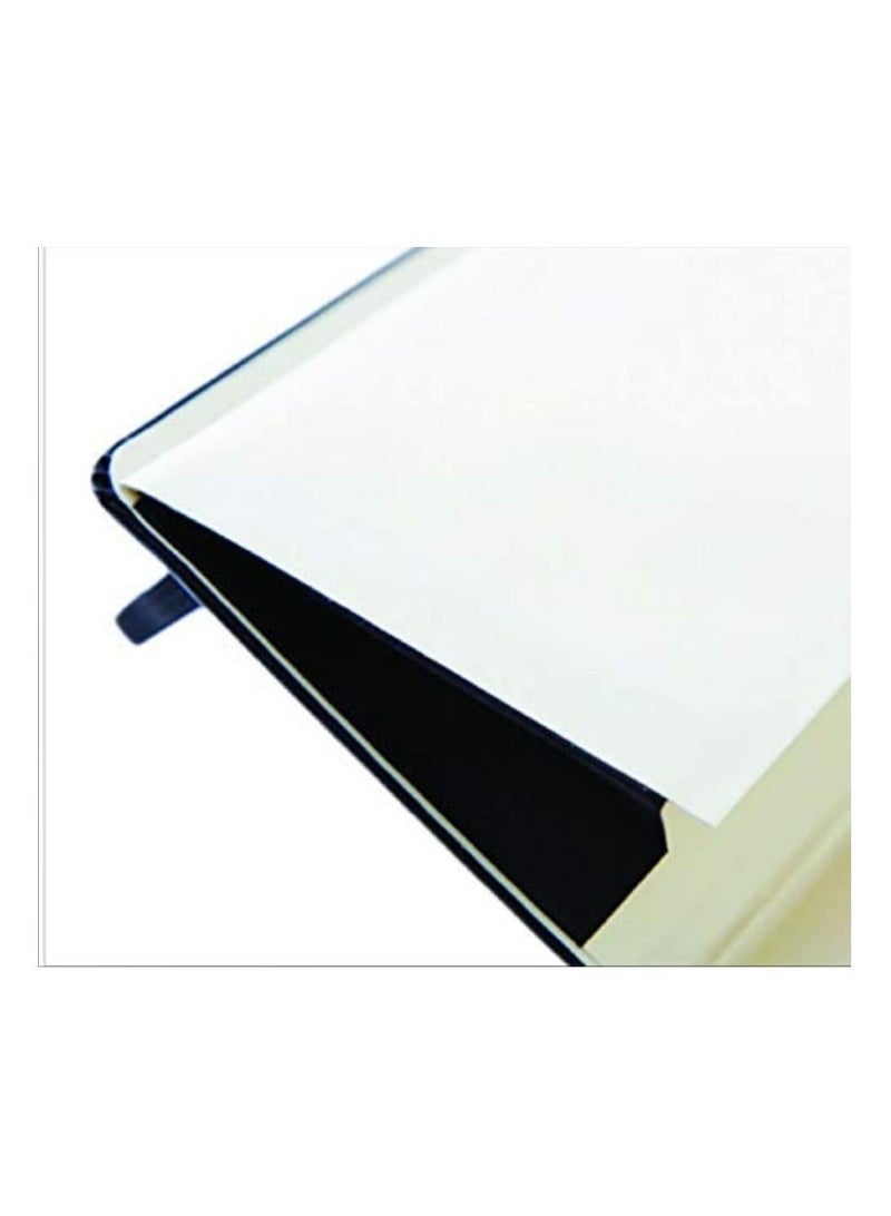 Notebook | A5, Hardcover, Ruled Paper Notebooks, Writing Pads, Dairy - 192 s each (Navy Blue) - Image 5