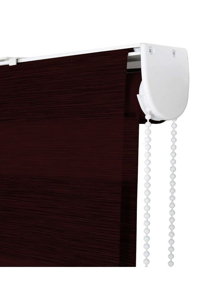 Home Gallery Zebra Blinds for Windows 200*200 cm Dark Red - Image 3