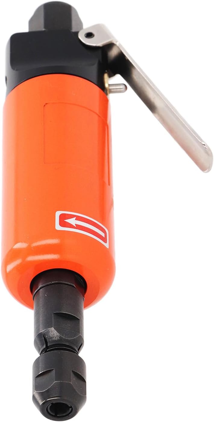 Pneumatic Straight Die Grinder, Air Powered Die Grinder with 22000rpm Speed, Alloy Steel Body for Polishing Deburring Finishing, Includes Wrenches and Air Inlet for Woodworking DIY - Image 2