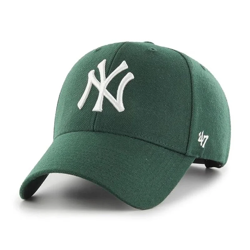 47 47 Brand New York Yankees MVP Snapback Cap In Dark Green