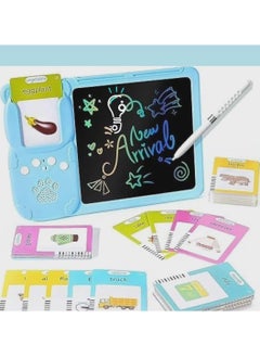 Generic 2 in 1 drawing and reading flashcards tablet Rich content designed to teach your child to read and listen  - Image 1