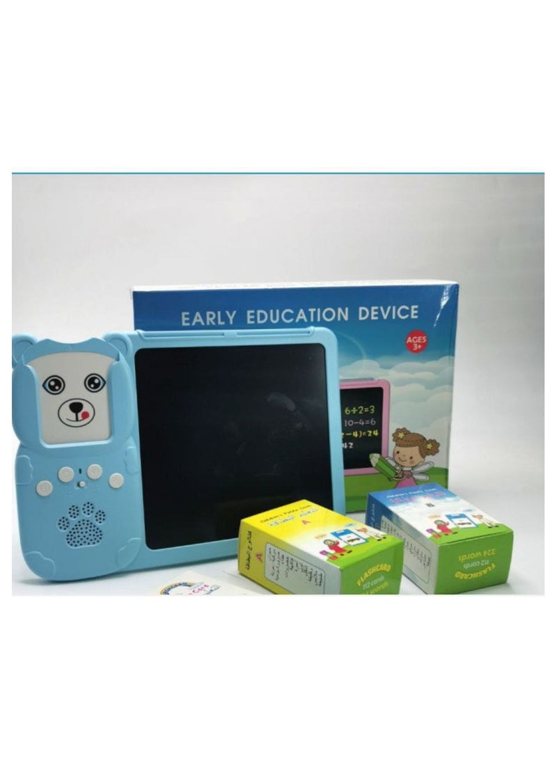Generic - 2 in 1 drawing and reading flashcards tablet Rich content designed to teach your child to read and listen - Image 1