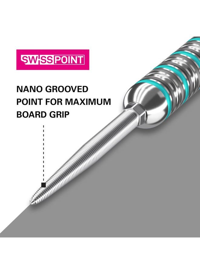 Target Darts Unisex's Swiss Darts Points, Silver, 30mm - Image 3