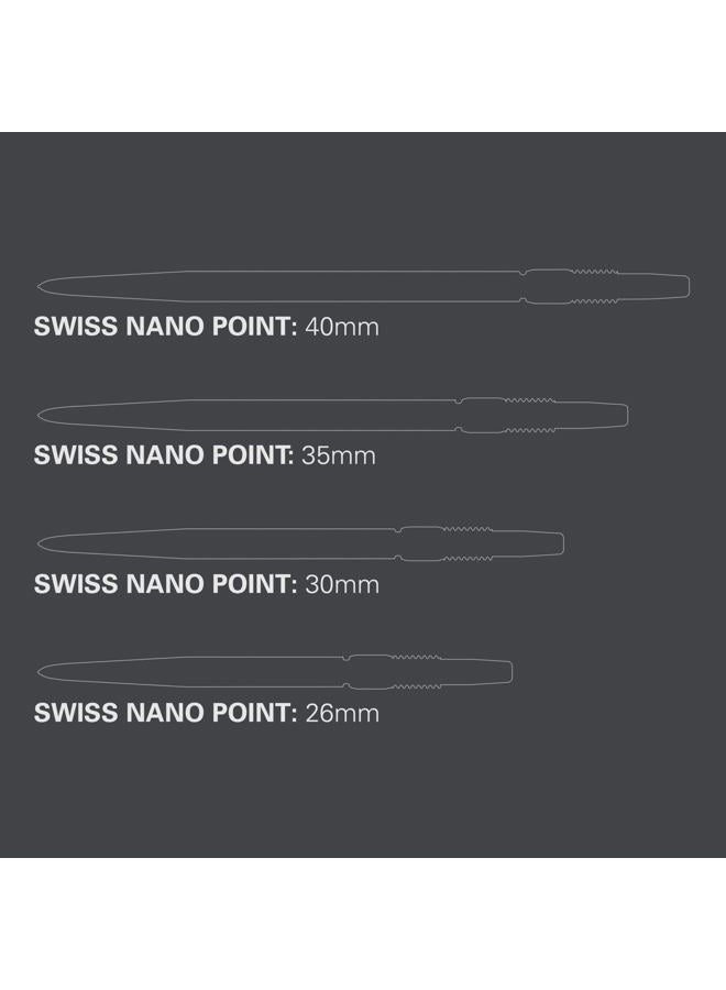 Target Darts Unisex's Swiss Darts Points, Silver, 30mm - Image 2