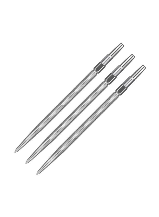 Target Darts Unisex's Swiss Darts Points, Silver, 30mm - Image 1