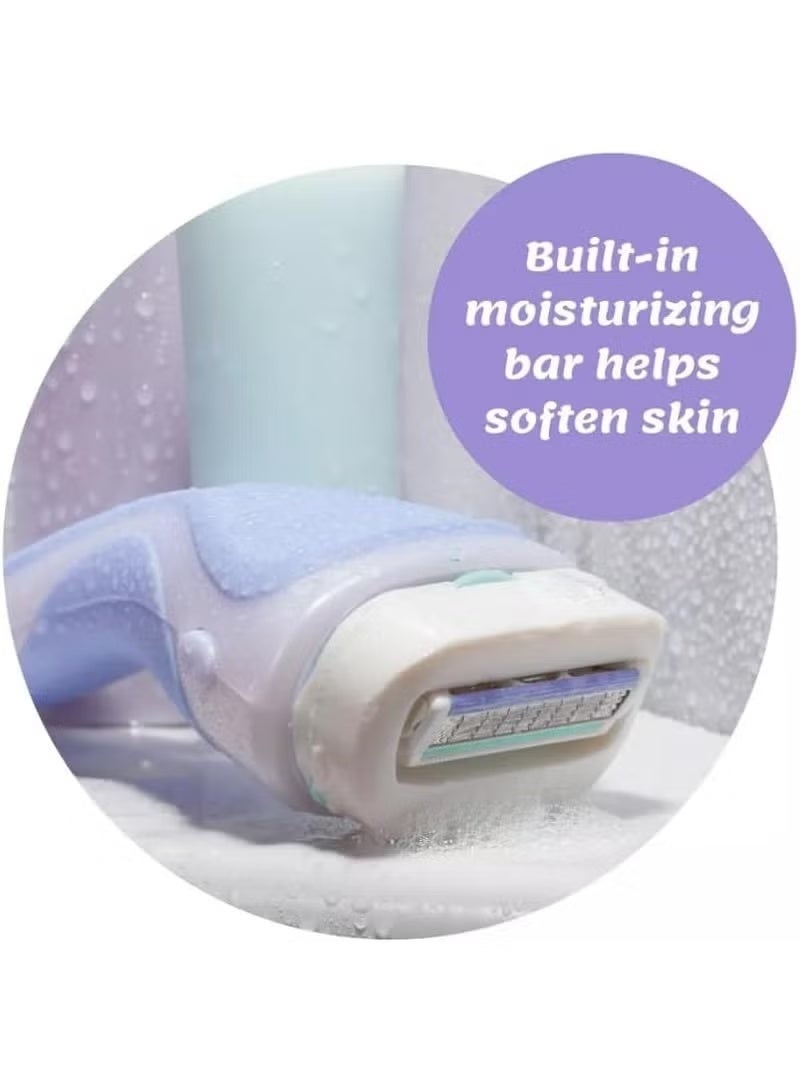 شيك عدة شفرات حلاقة شِك إنتويشن بيور نورشمنت – قطعتان، 4 شفرات، مع زبدة الكاكاو العضوية - Image 5