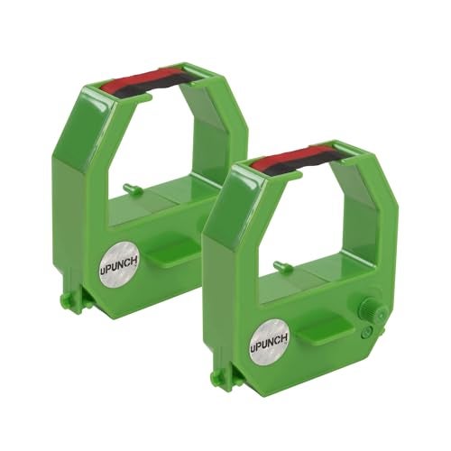 uPunch 2 Pack, uPunch Ink Ribbon for HN3000 Non-Calculating Time Clock - Image 2