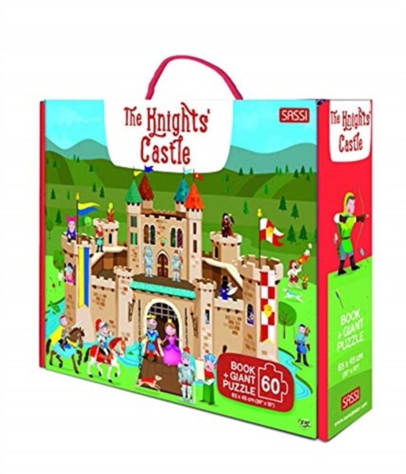 SASSI GIANT PUZZLE AND BOOK THE KNIGHTS CASTLE