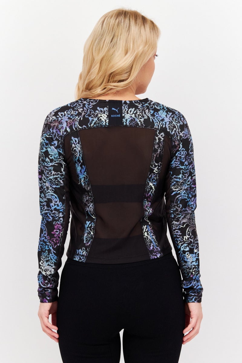 PUMA Women Sportswear Fit Long Sleeve Training Top, Multicolor - Image 4