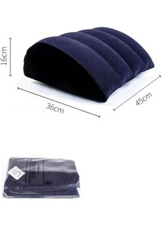 Generic Inflatable Wedge Pillow Bed Wedges and amp Body Positioners Pillow Traveling Pillow Body Position Cushion Leg Positioner Pillow Surface Flocking for Sleeping Traveling Yoga  - Image 2